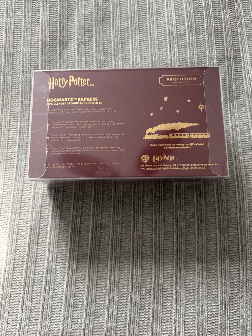Harry Potter Hogwarts Express Blender Sponge Holder Set - Profusion Cosmetics - Picture 7 of 8